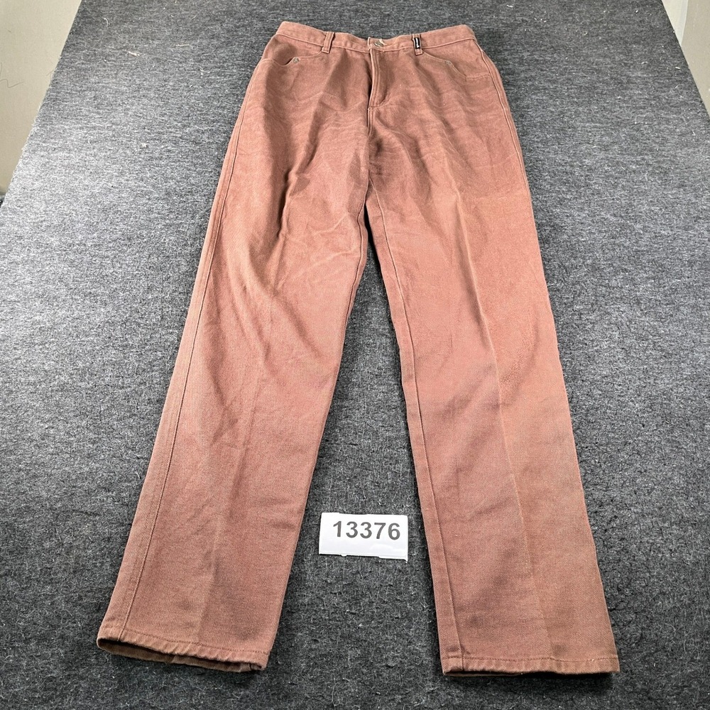 Rocky Mountain Pants Womens 13/14 Brown Excellent Vintage High Waist Western